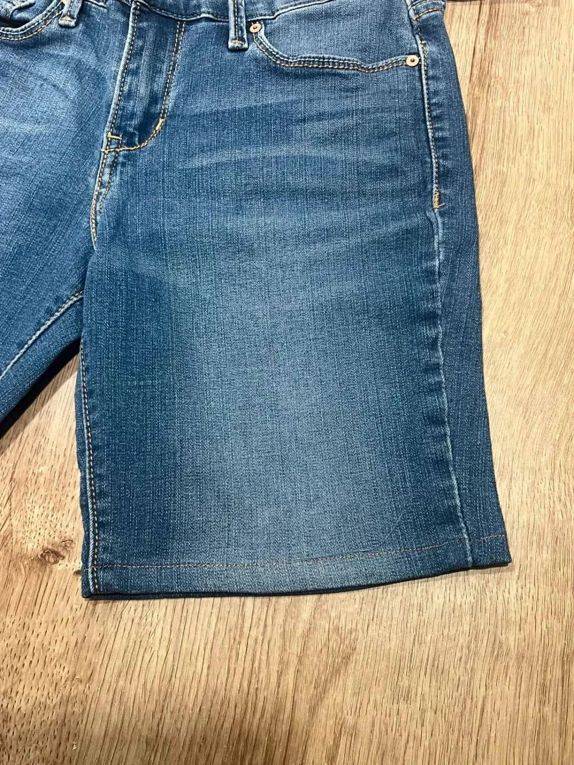 Short Levi's Modern Crop Taille 2 Vintage Bleu Slv 050 – photo 3